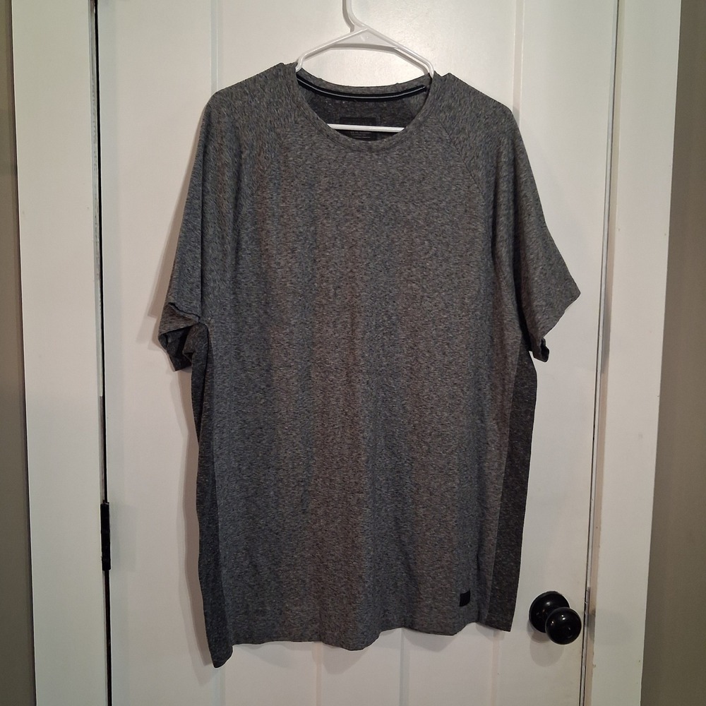 Abercrombie & Fitch T Shirt Mens XXL Gray Activewear Raglan Athleisure Tee